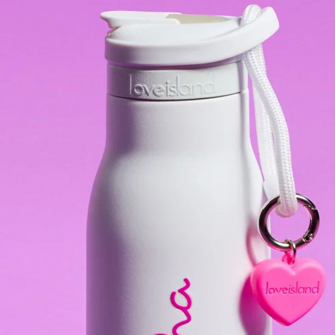 Official Love Island Puffed Heart Bottle/Bag Charm
