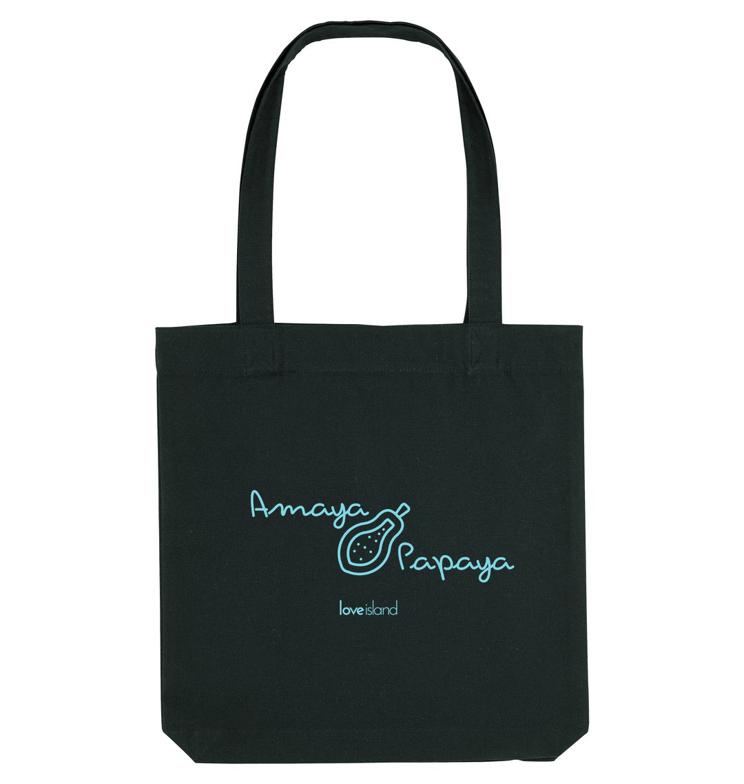 Black Printed Bag Front