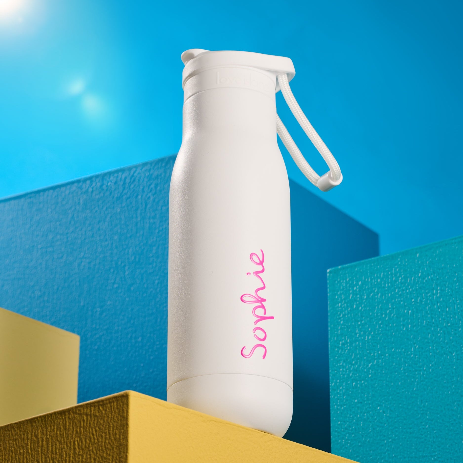 Official Love Island 500 Ml Insulated Water Bottle - Personalised NBC