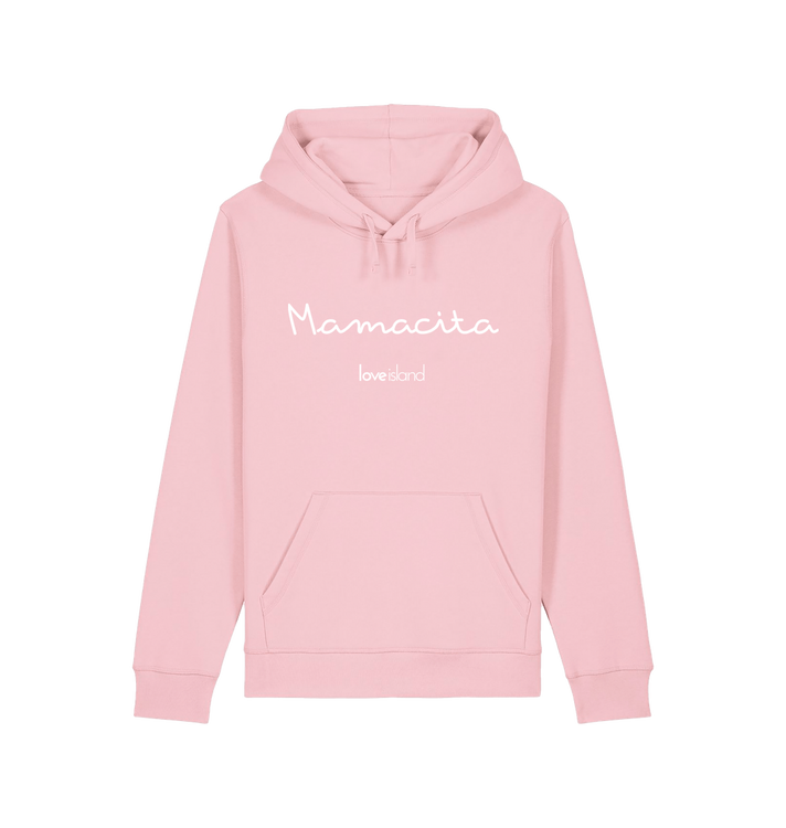 Cotton Pink Printed Hoody Front