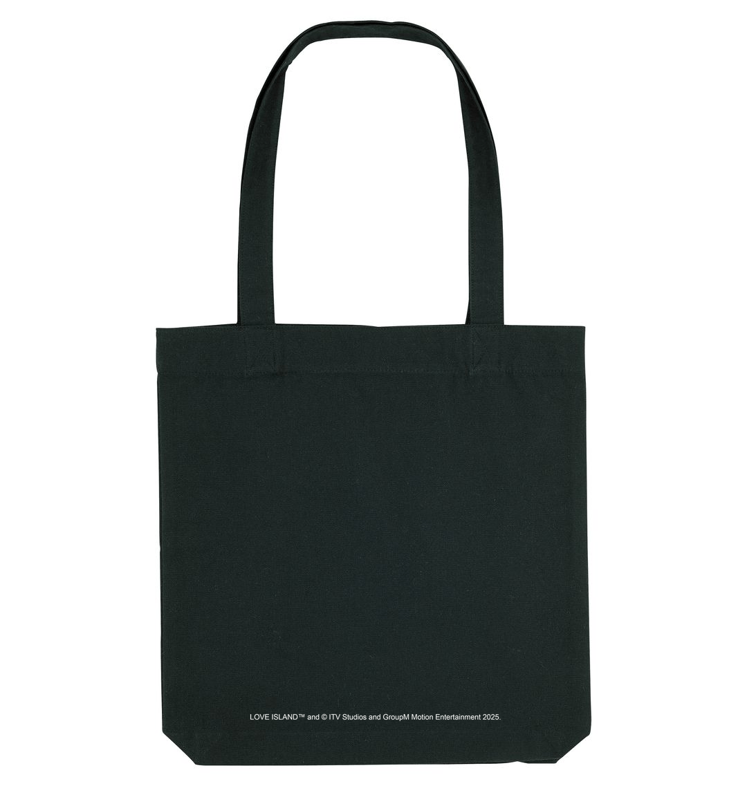 Black Printed Bag Back