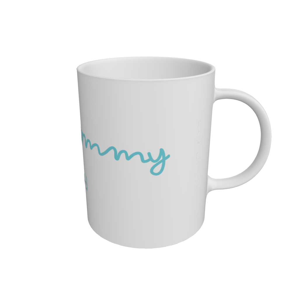 White Mug Front